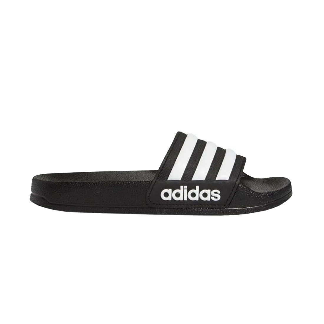 ADIDAS KIDS ADILETTE SHOWER SLIDES SLIPPER BLACK