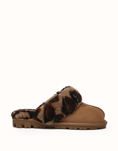 AUSTRALIAN SHEPHERD® Leopard Print Slipper