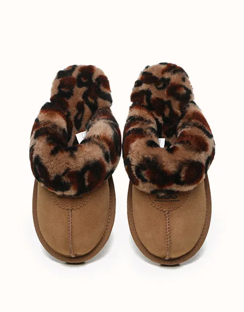 AUSTRALIAN SHEPHERD® Leopard Print Slipper