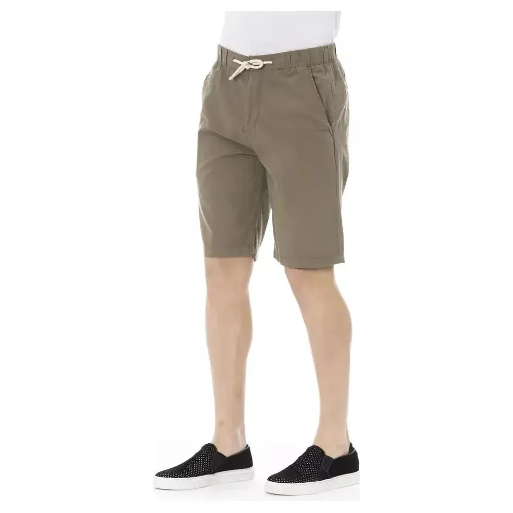 Baldinini Trend Army Cotton Men Short