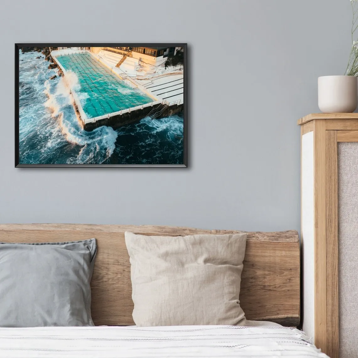 Bondi Beach Icebergs Pool Canvas - Photo Wall Art Print