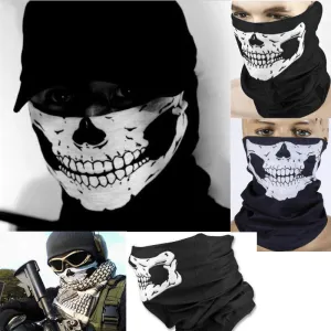 Breathable Skull Face Mask Ideal for Bikers  Halloween