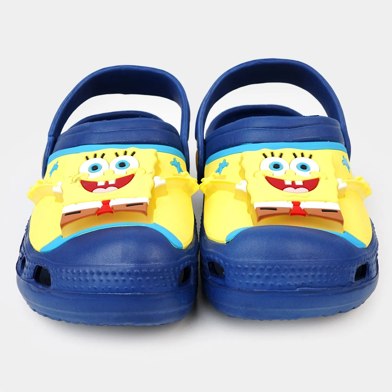 Character Boys Lightning Clogs Non-Slip Slipper - Navy