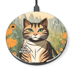 City Tabby, 10W Wireless Charger for iPhone, Android, Earbuds