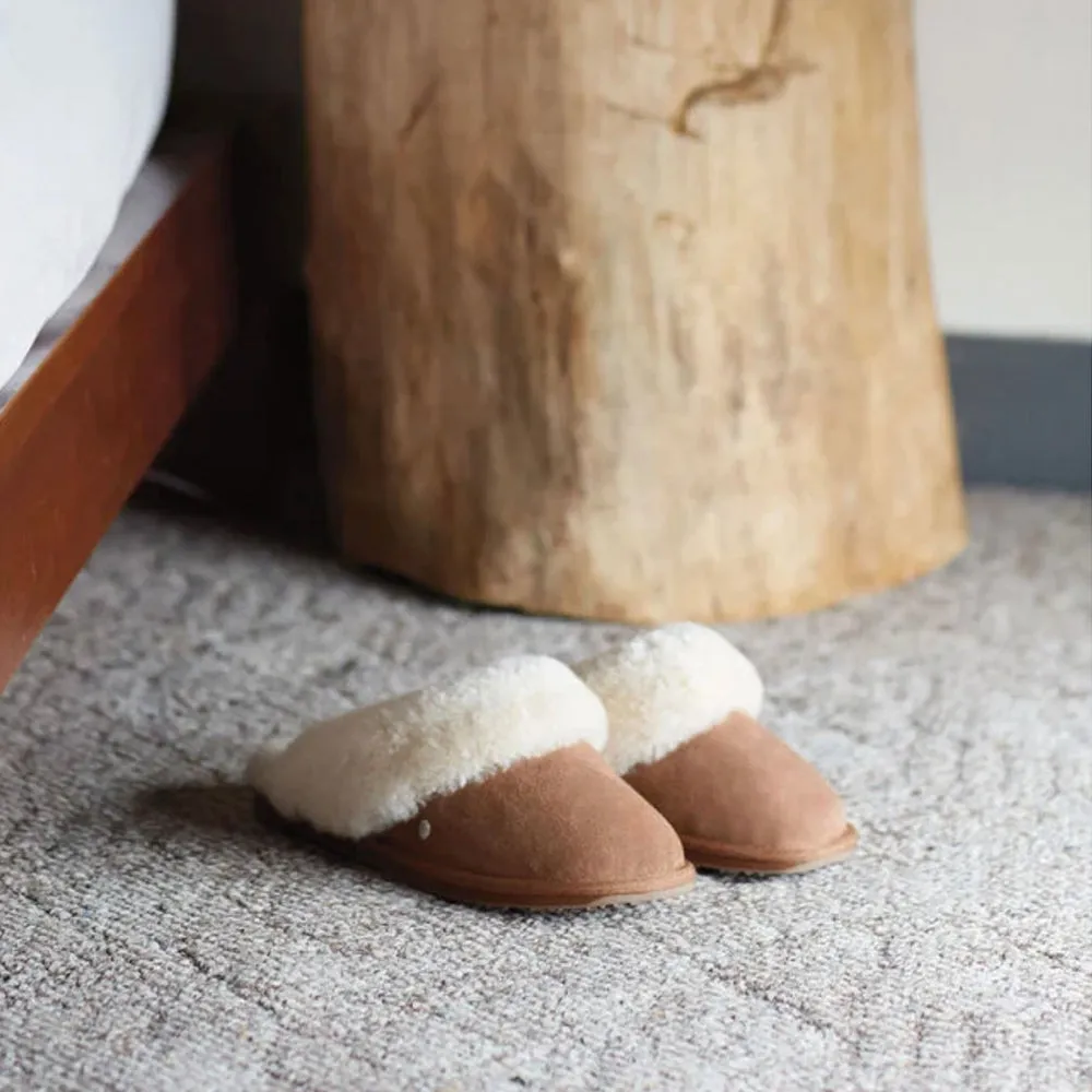 Jolie Suede Slippers