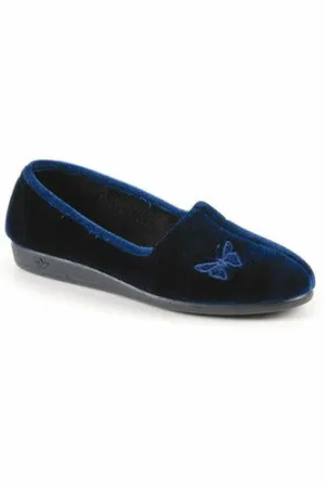 Lunar Ladies Slippers KLA001 Butterfly blue