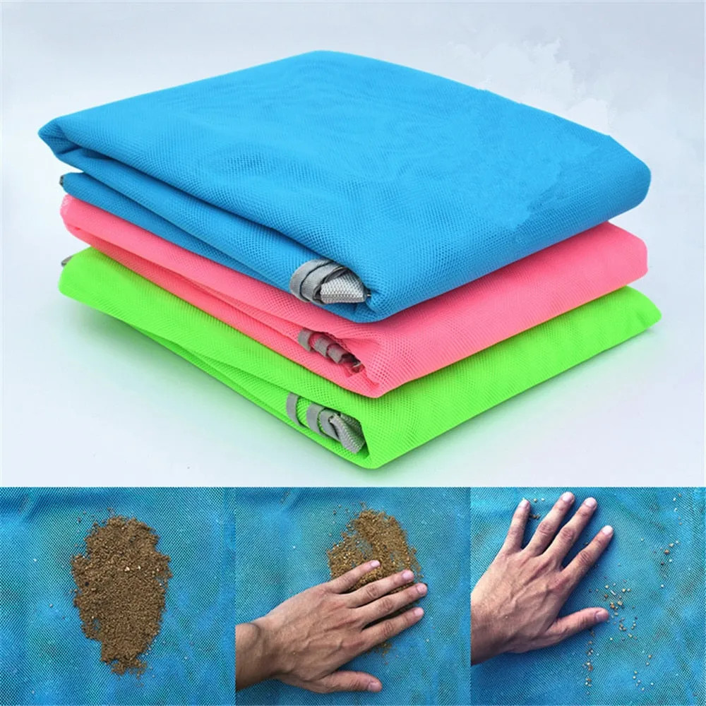 Magic Sand Free Beach Mat Camping Outdoor Picnic Large Mattress Waterproof Bag beach towel