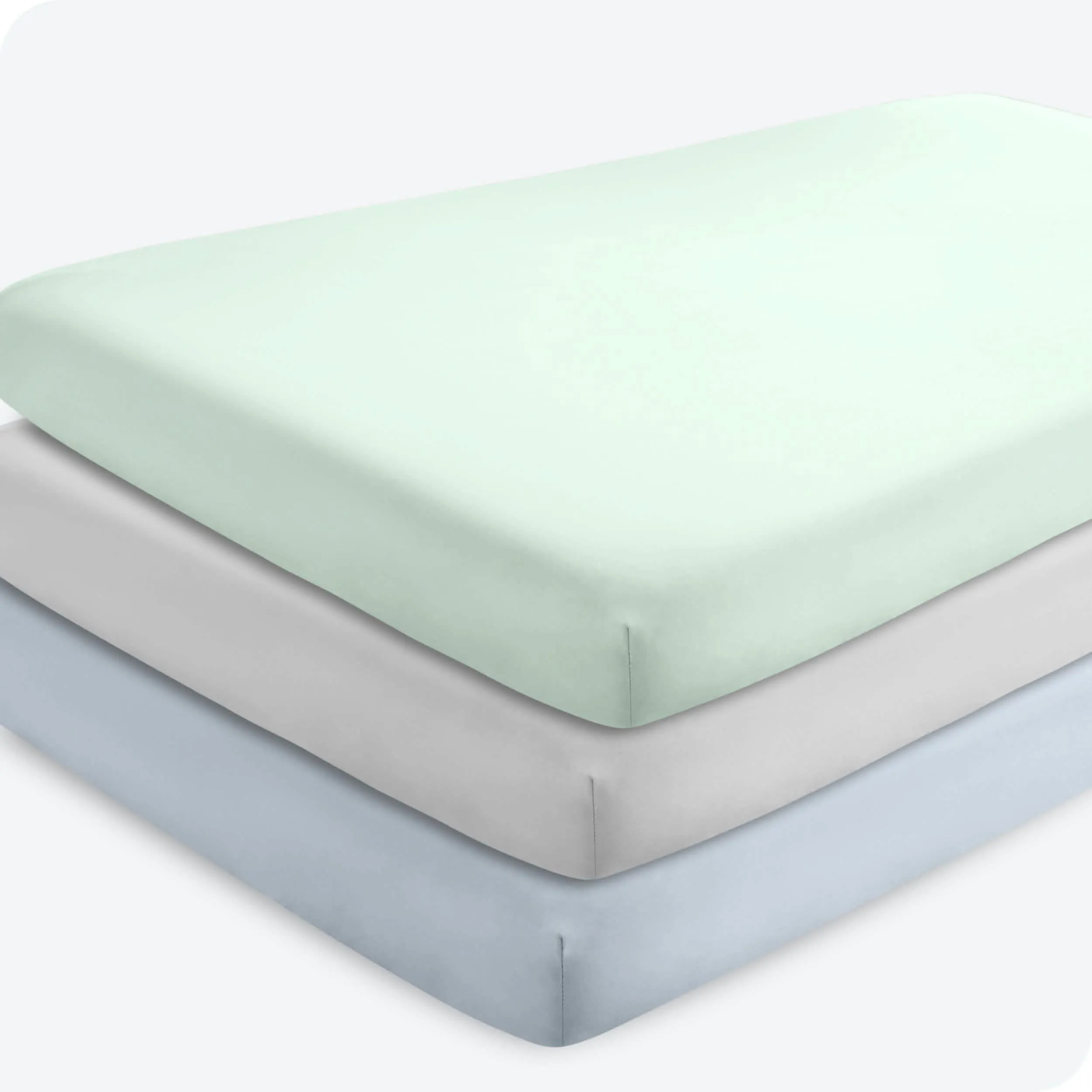 Microfiber Crib Fitted Sheet - 3 Pack