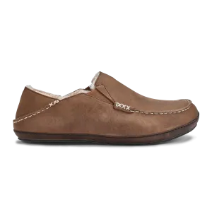 Moloā Slipper - Toffee / Dark Wood