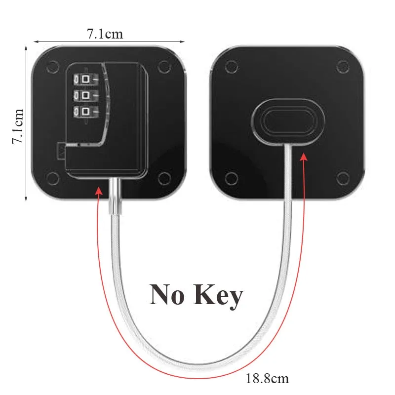 Safe Baby Secure Door Cabinet Lock