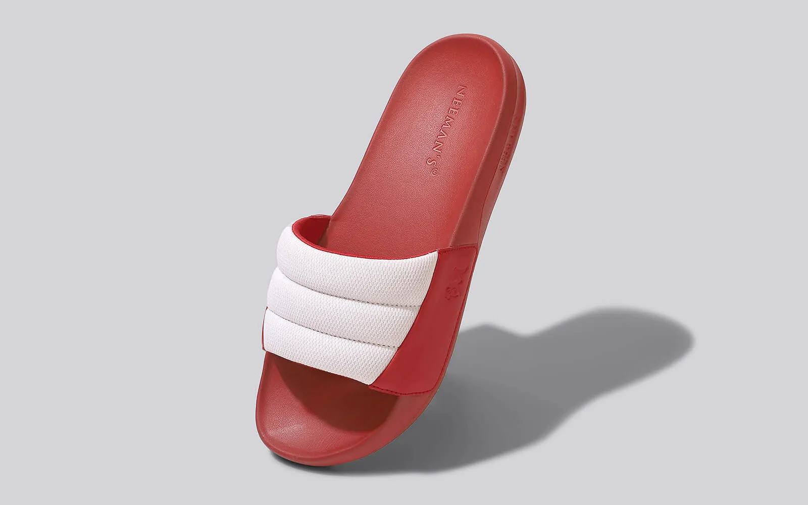 Squooshy Slides for Men : Red-White