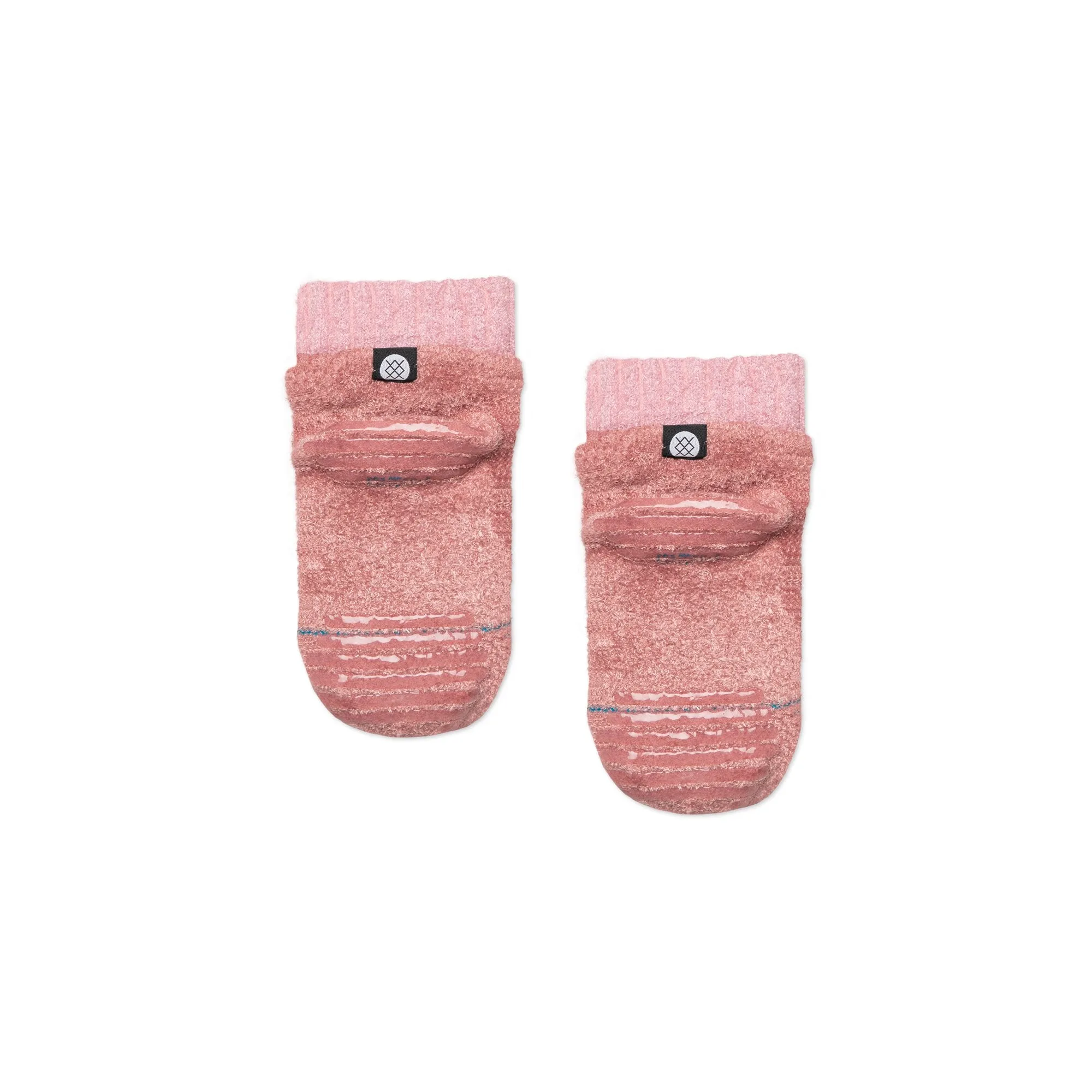 Stance Cozy Slipper Quarter Socks - DUSTY ROSE