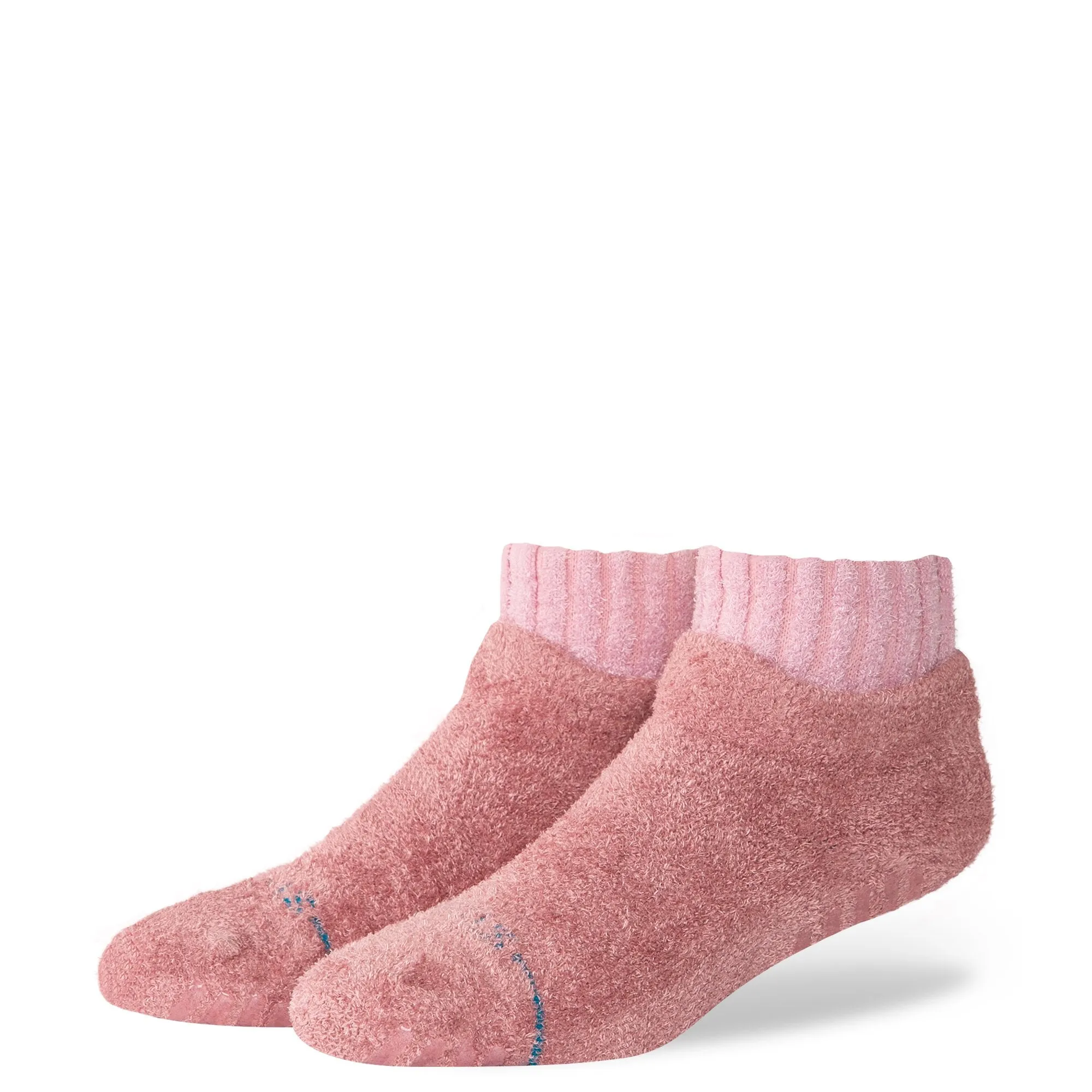 Stance Cozy Slipper Quarter Socks - DUSTY ROSE