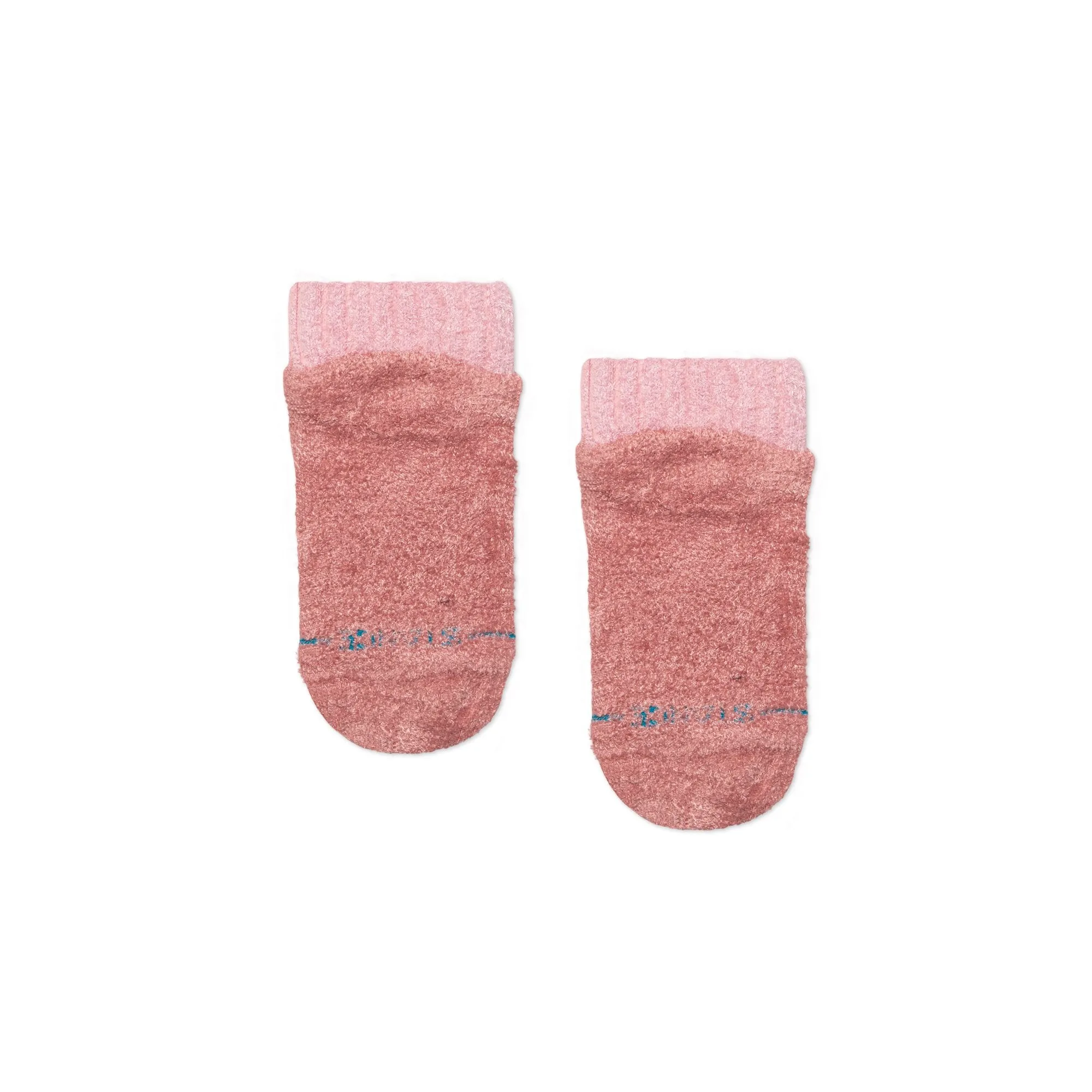 Stance Cozy Slipper Quarter Socks - DUSTY ROSE