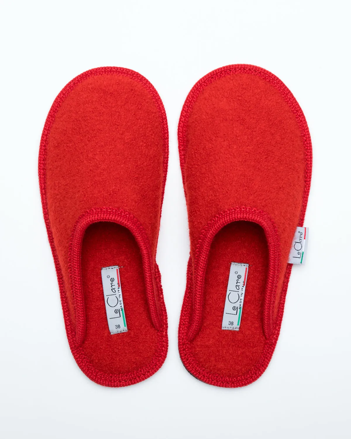 Women's Boiled Wool Stella Slipper Red