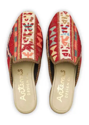 Women's Sumak Kilim Mules - Size 6