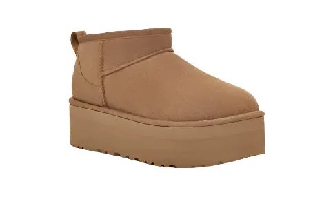 WOMEN'S UGG CLASSIC ULTRA MINI PLATFORM | CHESTNUT