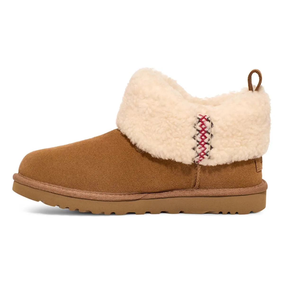 WOMEN'S UGG ULTRA MINI UGG BRAID | CHESTNUT